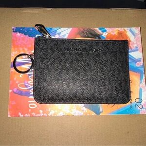 Michael Kors Textured Black Pouch